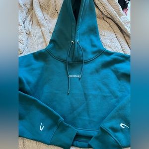 Box Raw cropped hoodie